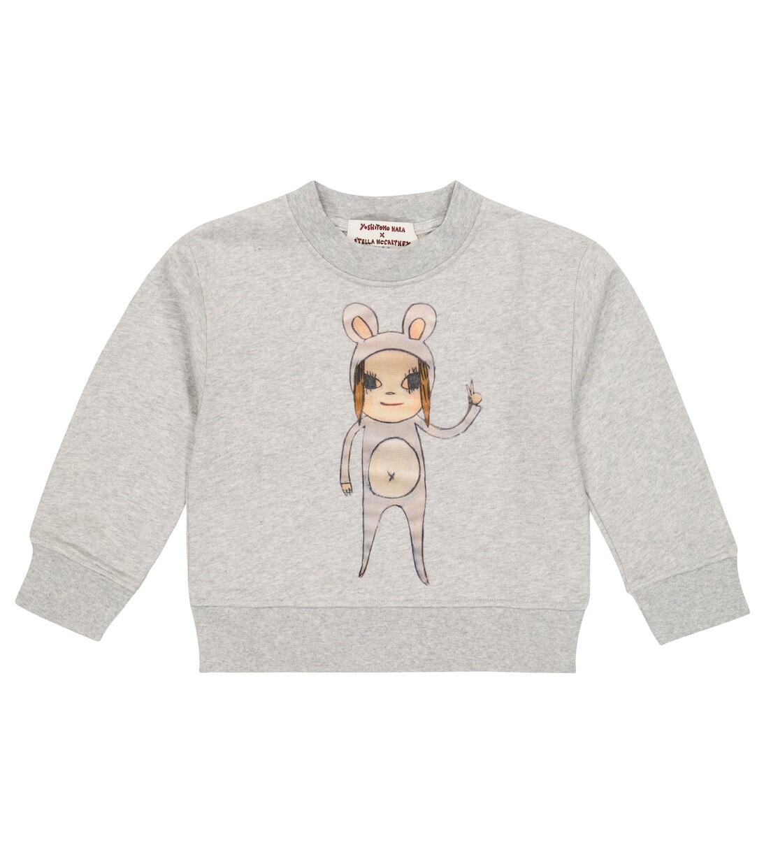 

Толстовка из коллаборации с Yoshimoto Nara Stella McCartney Kids, серый