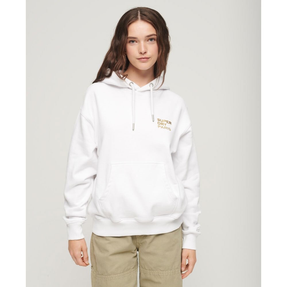 

Худи Superdry Sport Luxe Loose, белый