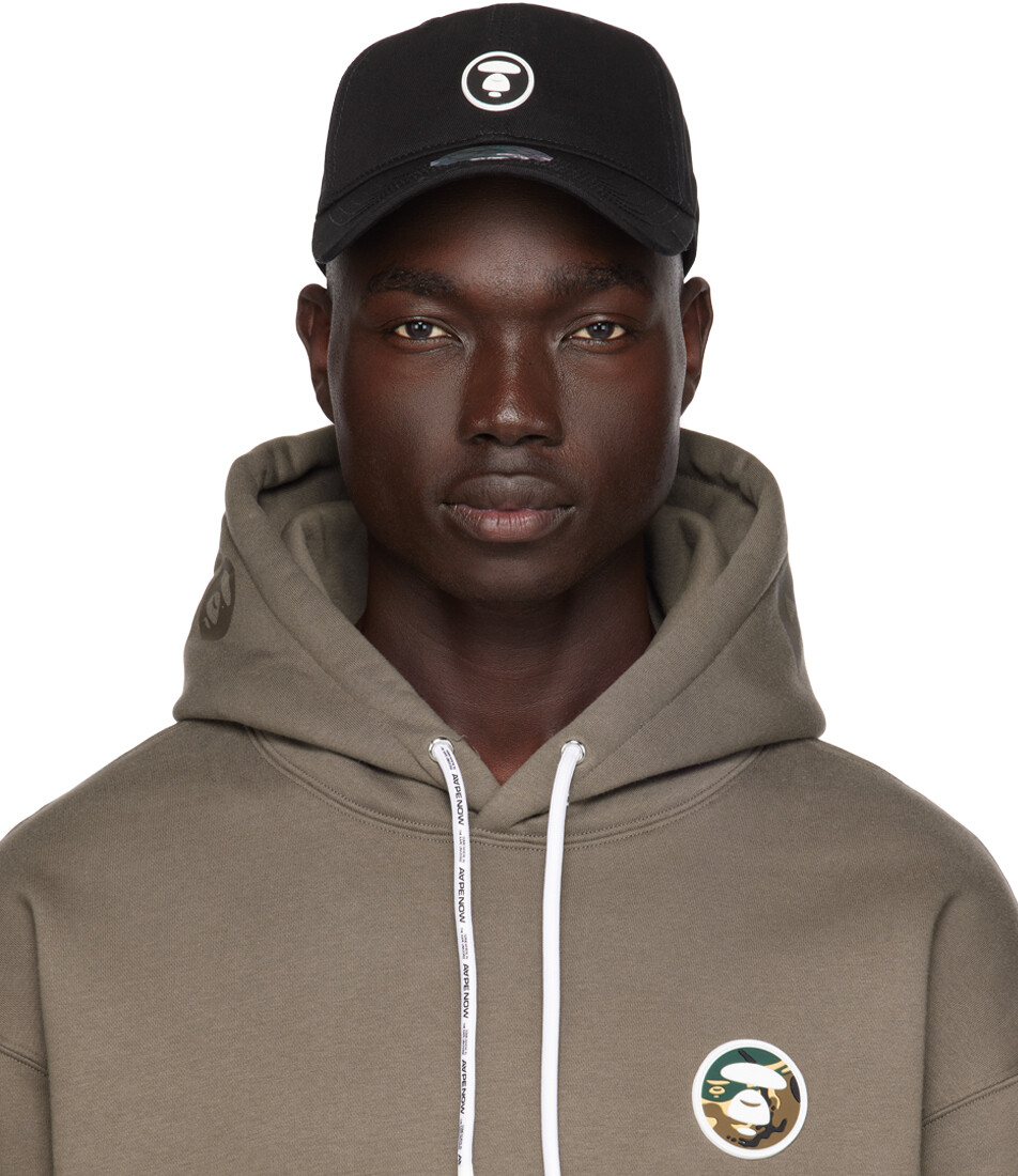 

Черная кепка с лунным лицом AAPE by A Bathing Ape