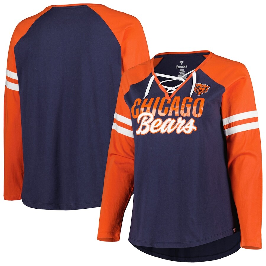 

Футболка с длинным рукавом Fanatics Branded Chicago Bears, нави