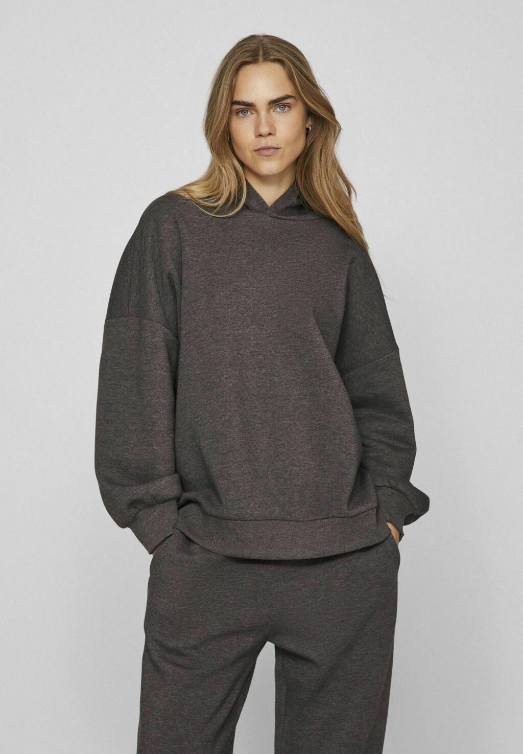 

Толстовка VILA LOOSE FIT, цвет dark grey