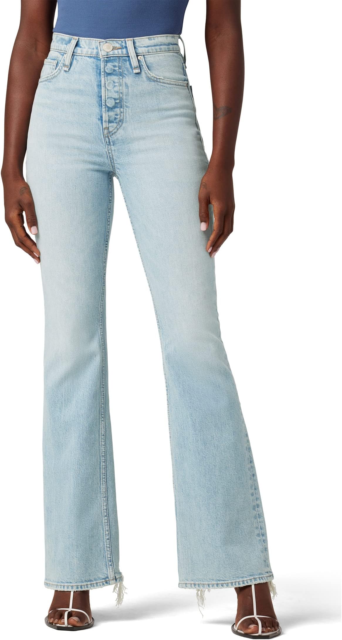 Джинсы Faye Ultra High-Rise Bootcut in Isla Hudson Jeans, цвет Isla цена и фото