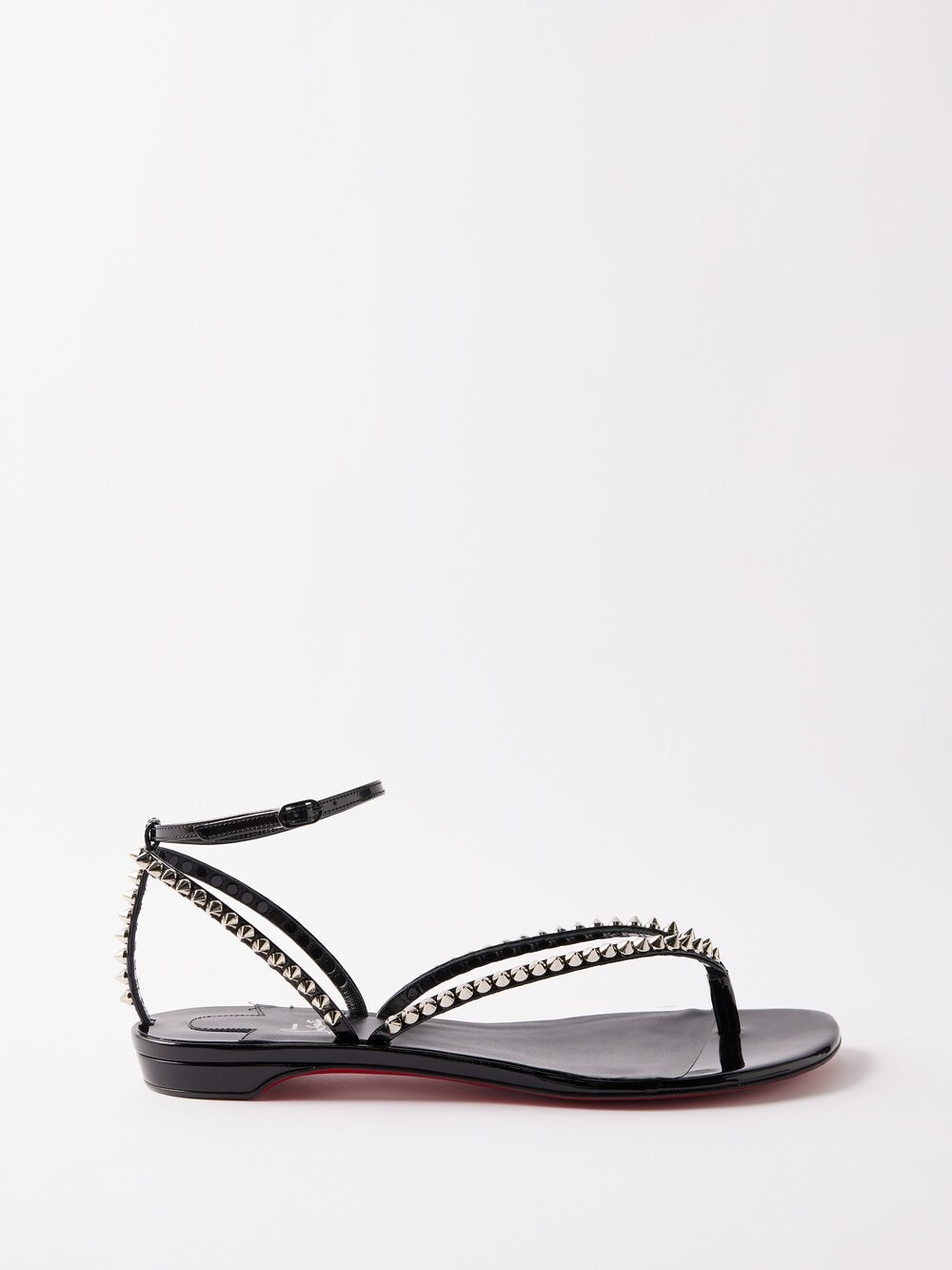 

Босоножки so me tonguetta с заклепками Christian Louboutin, черный