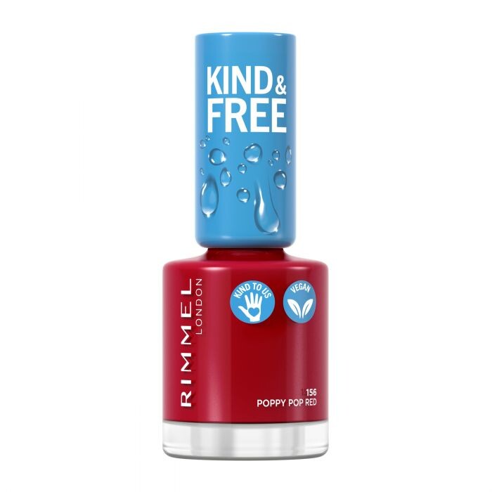 

Лак для ногтей Kind & Free Laca de uñas Rimmel, 156 Poppy Pop Red