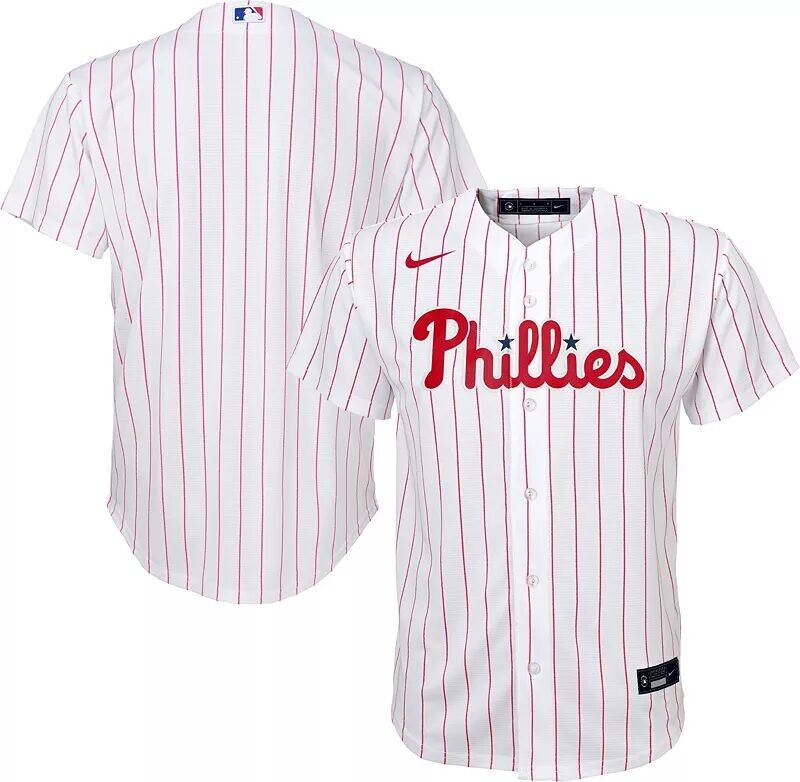 

Джерси Nike Youth Philadelphia Phillies Blank White Home Cool Base
