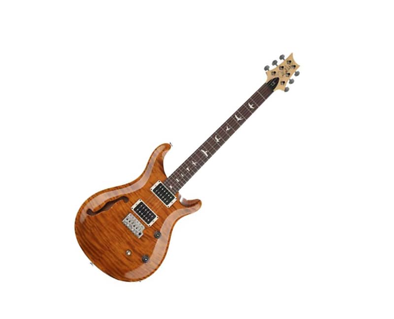 Электрогитара PRS CE24 Semi-Hollow Electric Guitar - Black Amber