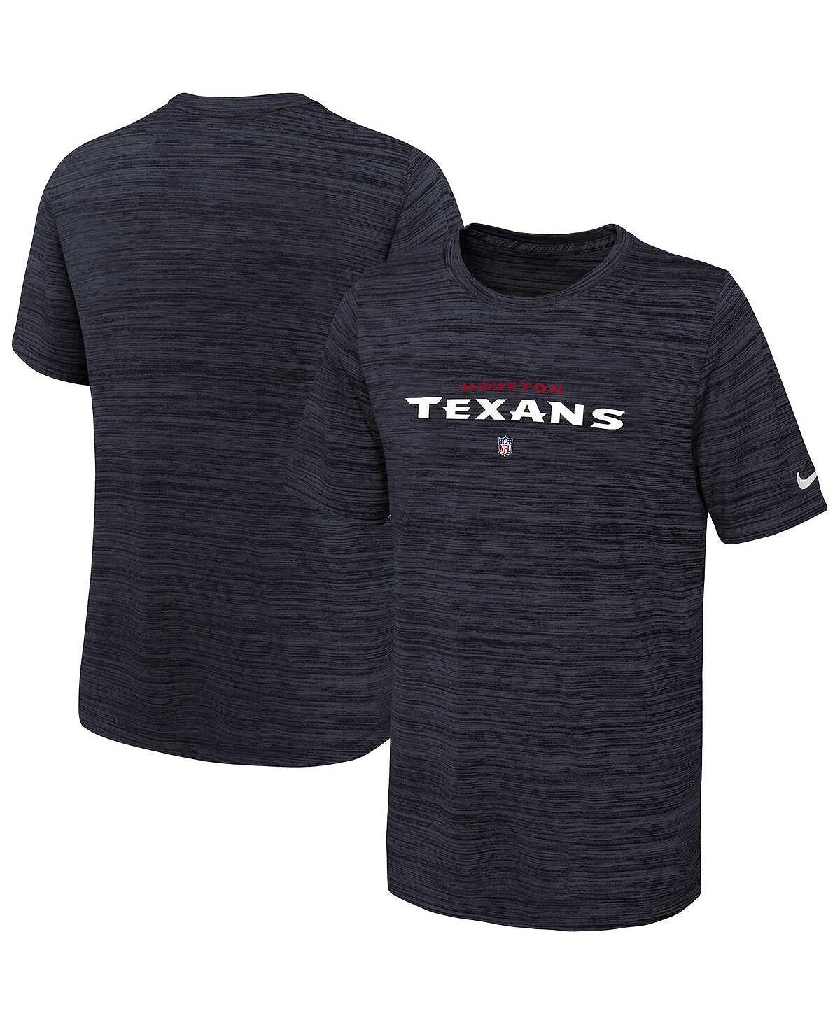 

Темно-синяя футболка Big Boys Houston Texans Sideline Velocity Performance Nike