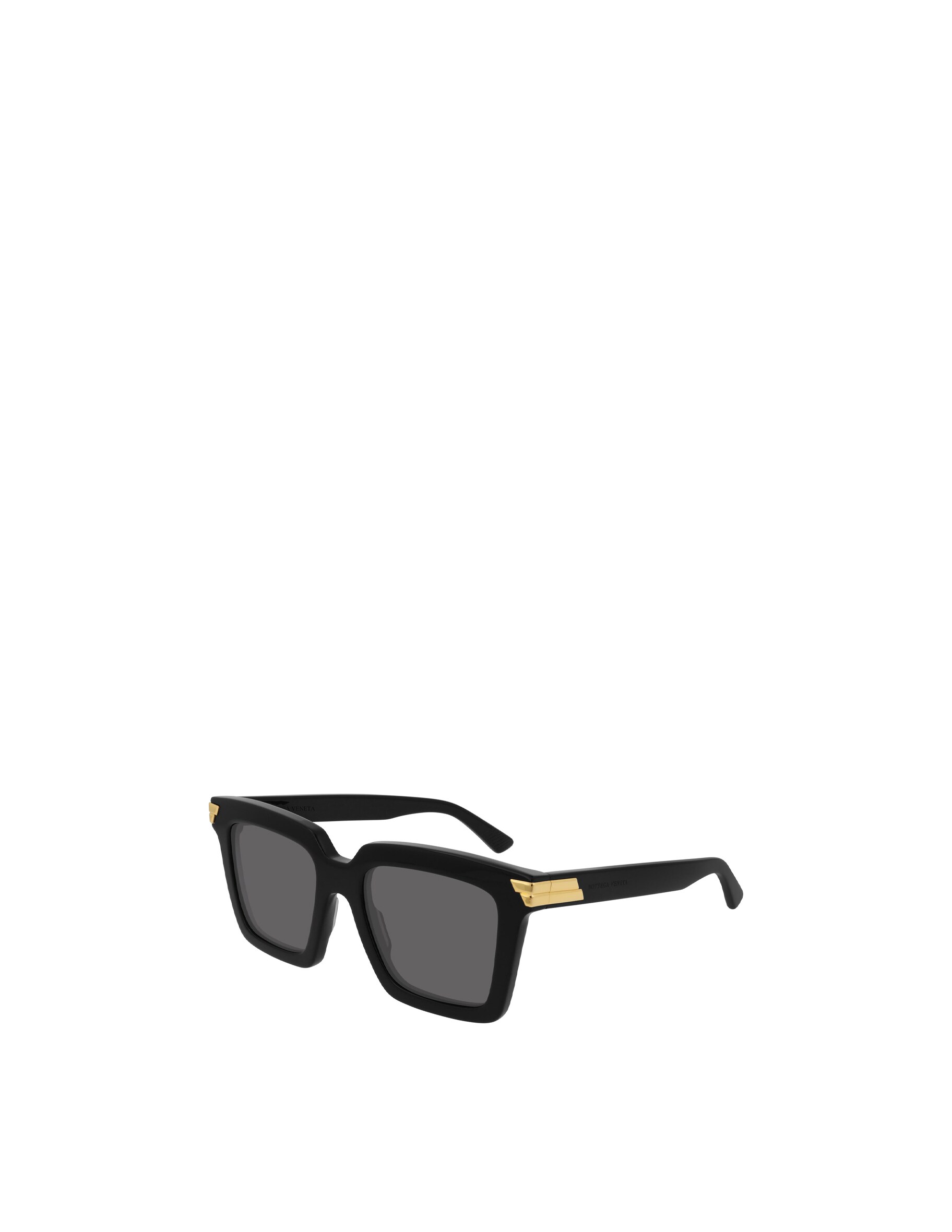 Женственные солнцезащитные очки квадратной формы BV1005S Bottega Veneta, цвет Shiny Black bottega veneta черно зеленые серьги