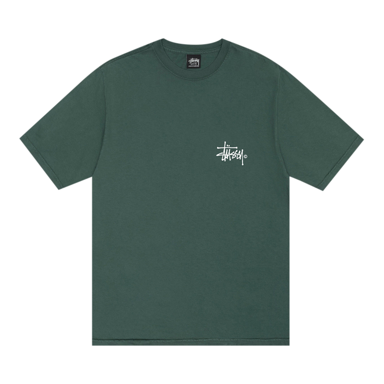 

Футболка Stussy IST Venus Pigment Dyed 'Forest', зеленый