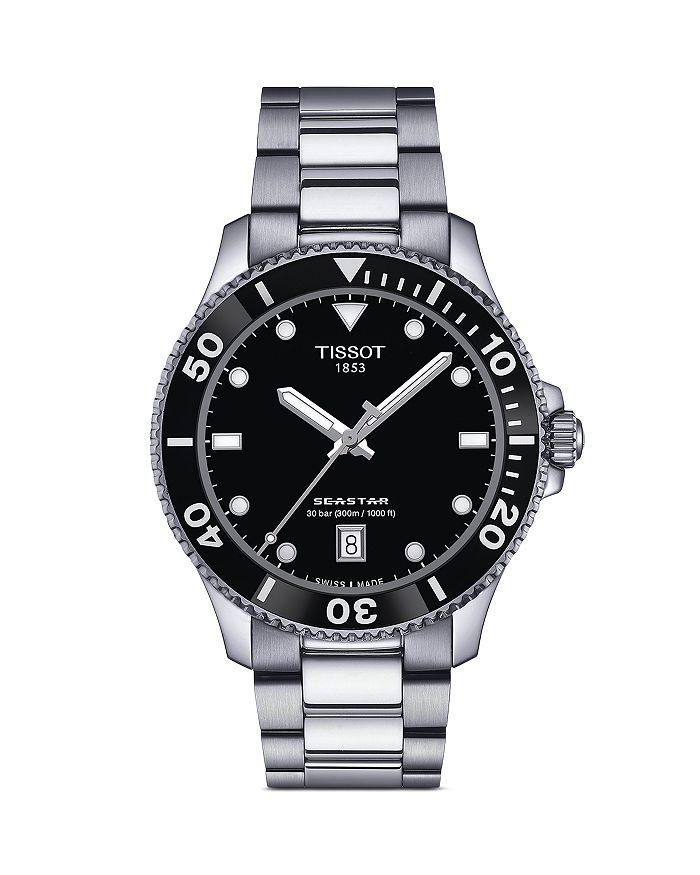 Часы Tissot Seastar 1000, 40 мм tissot seastar 1000 t1202101101100