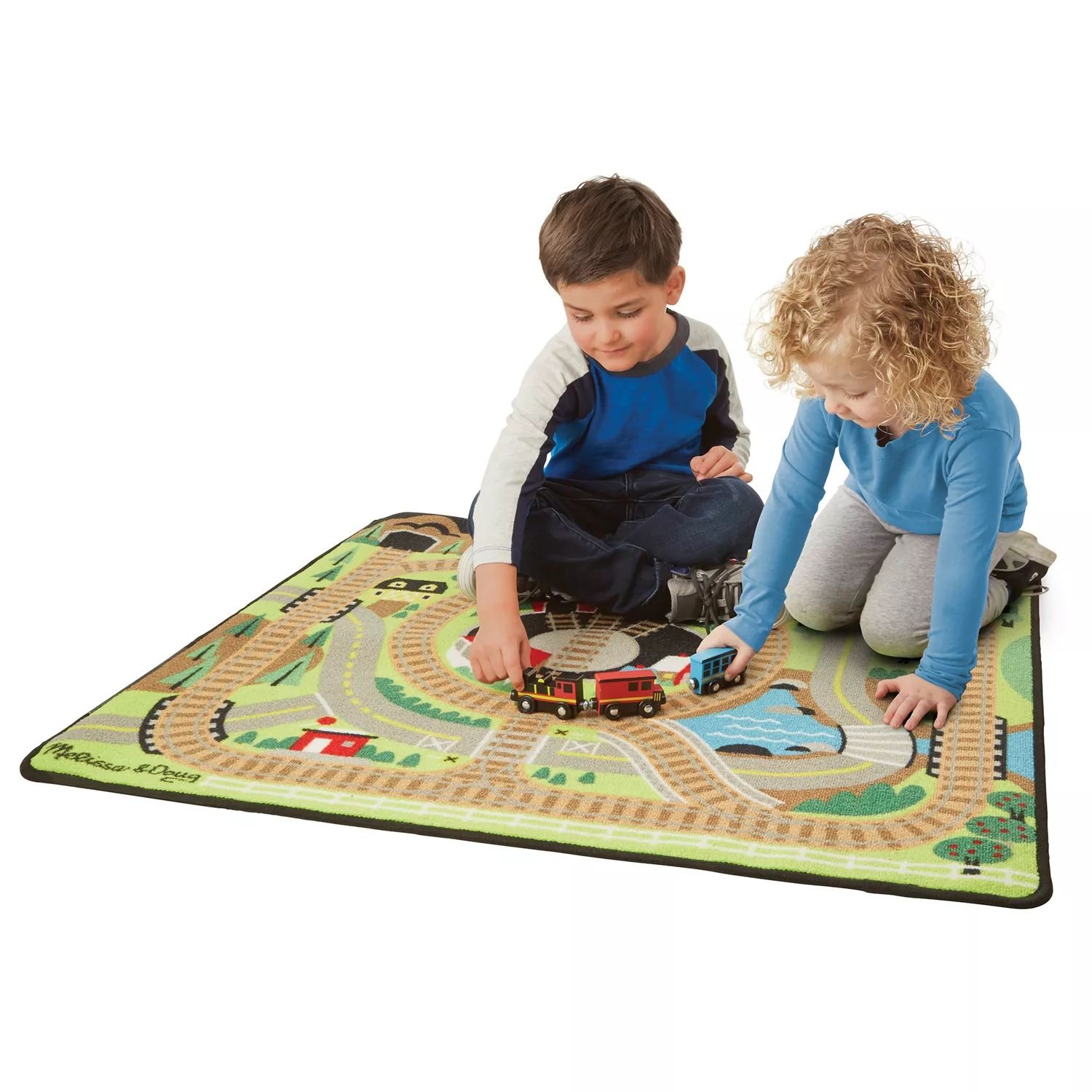 Ковер Melissa & Doug Round the Rails Train Melissa & Doug – заказать из-за  границы с доставкой в «CDEK.Shopping»