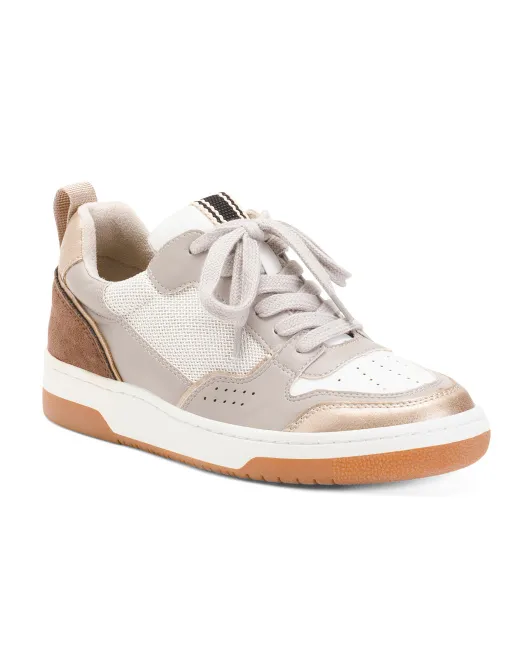 

Кроссовки Romi в стиле колор-блок Shushop, серо-коричневый