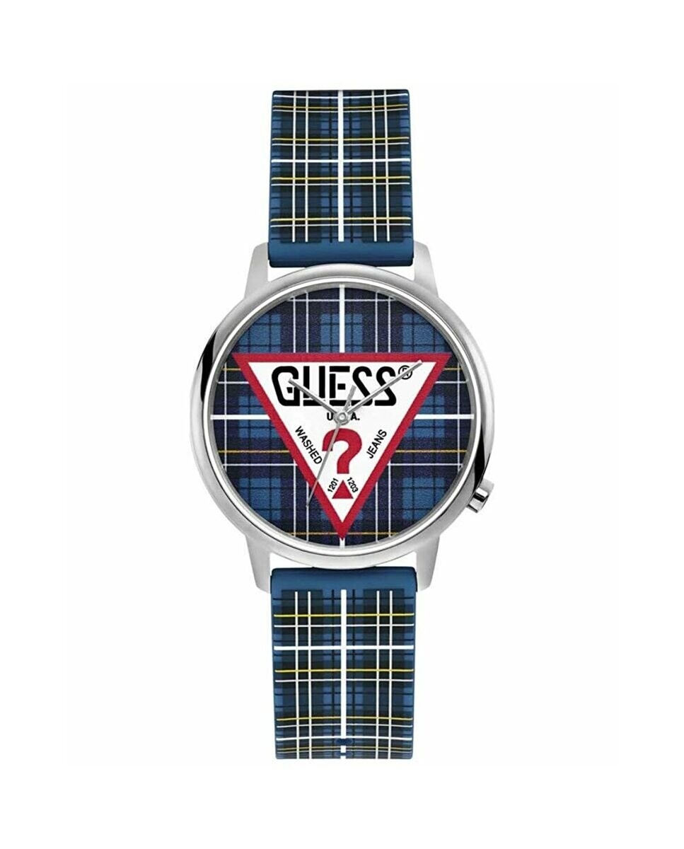 

Часы-унисекс Originals V1029M1 из силикона и разноцветным ремешком Guess, синий