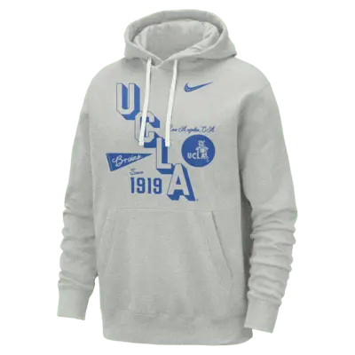 

Худи Nike UCLA Club, цвет Birch/Heather/Grey Fog/Signal Blue