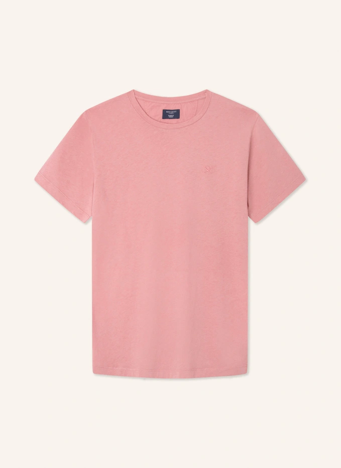 

Футболка gmt dye tee Hackett London, розовый