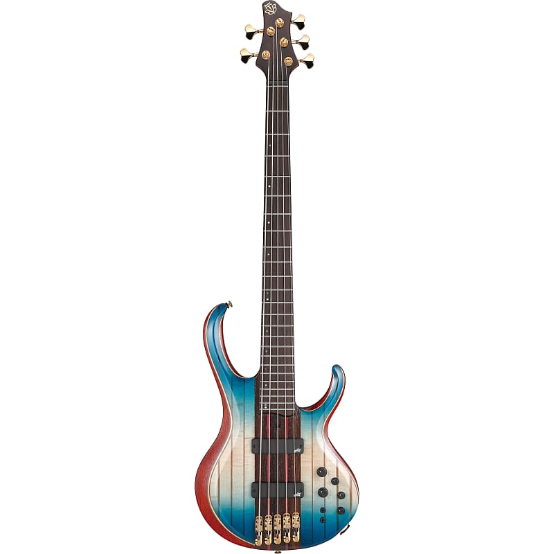 цена Басс гитара Ibanez BTB Premium BTB1935 5-String Bass Guitar - Caribbean Islet Low Gloss