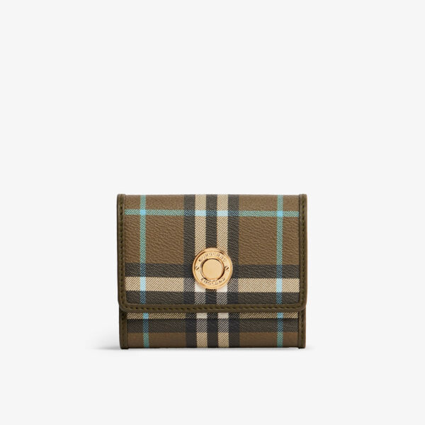 

Кошелек Lancaster из холщовой ткани с покрытием Burberry, зеленый