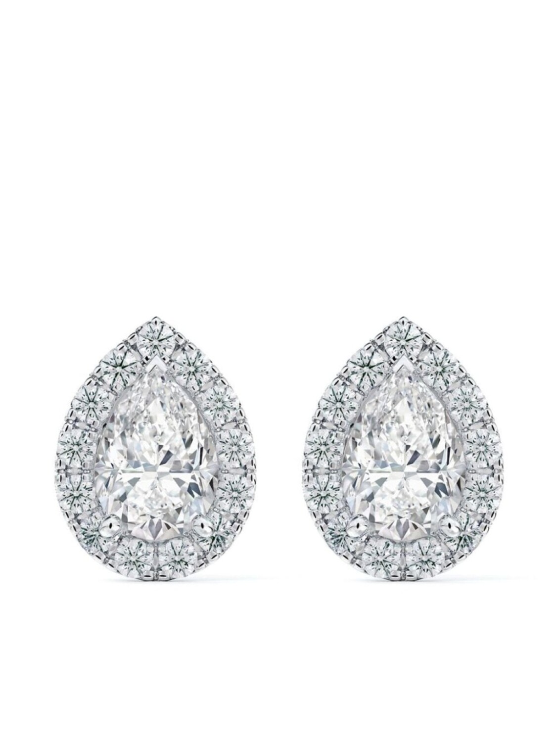 

Золотые серьги-гвоздики Aura Solitaire с бриллиантами De Beers Jewellers, серебряный
