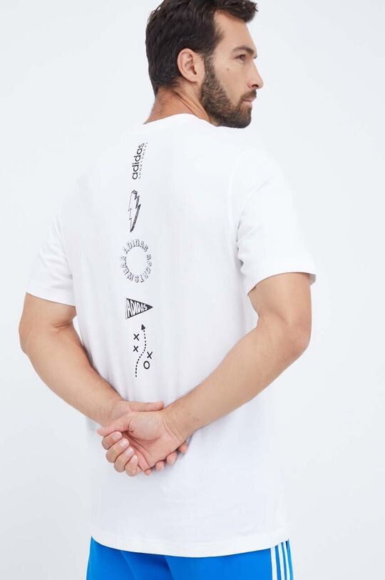 

Футболка Adidas из хлопка adidas, белый