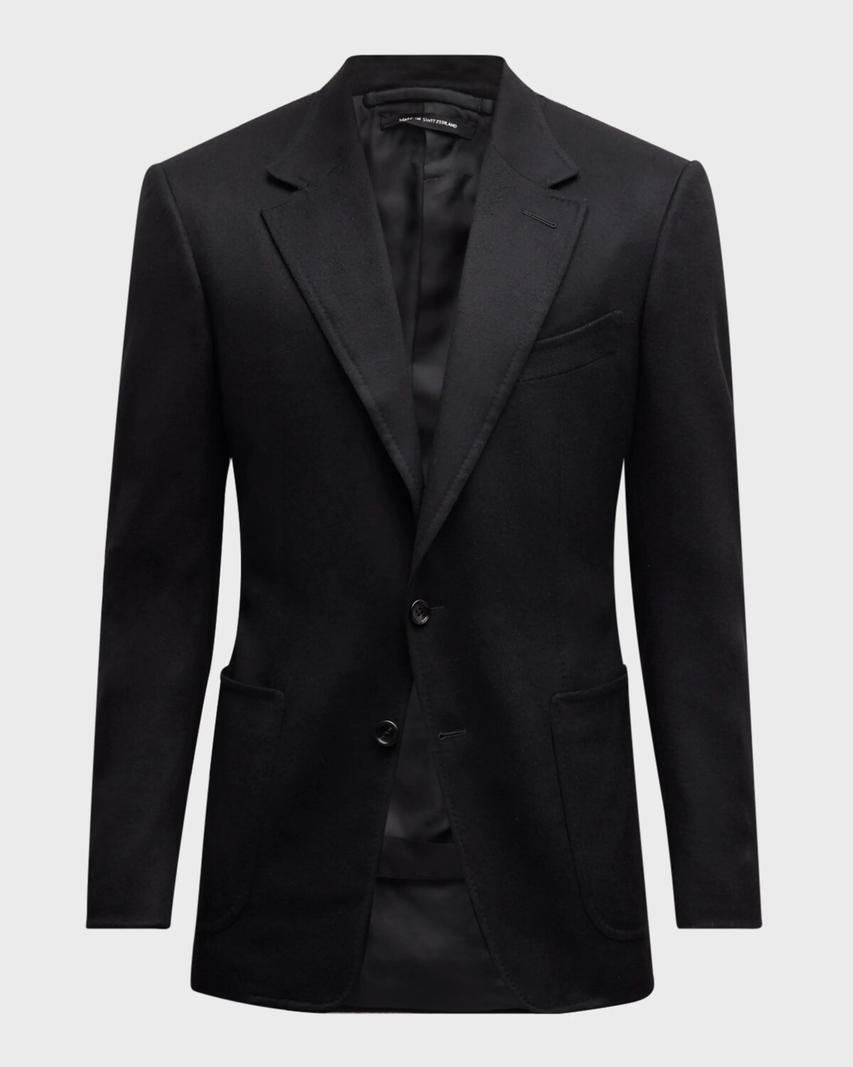 

Мужское спортивное пальто Shelton из кашемира Tom Ford, черный