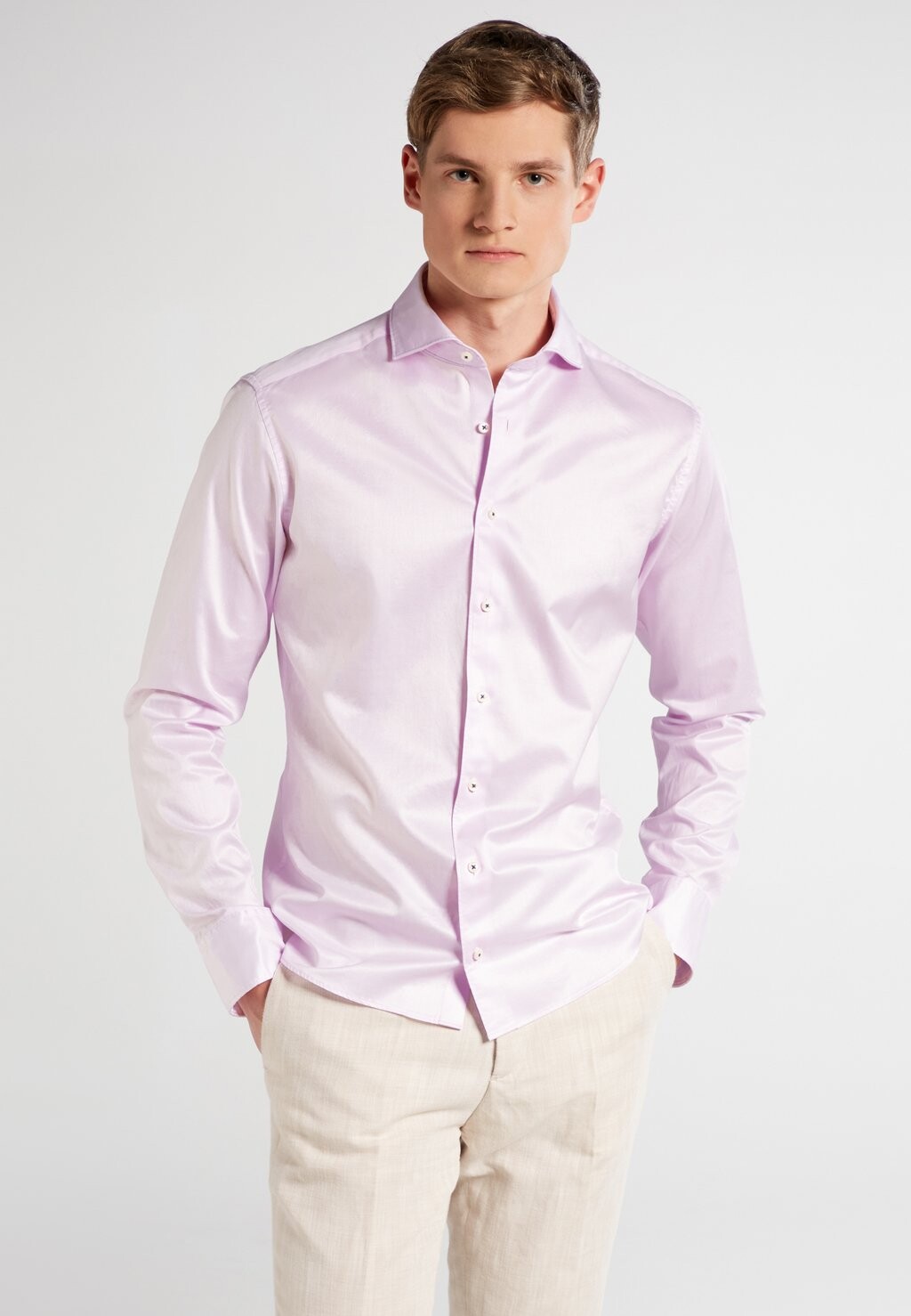 

Рубашка SOFT LUXURY SHIRT- SLIM FIT- BUSINESSHEMD Eterna, цвет pink