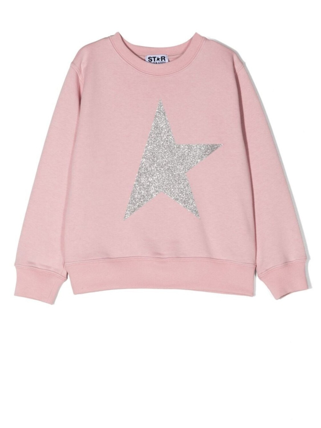 

Golden Goose Kids толстовка с блестками, розовый