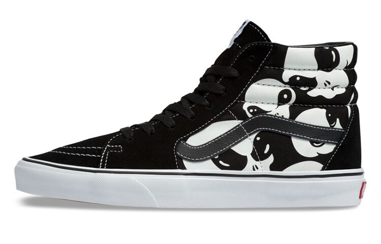 

Туфли для скейтбординга унисекс Vans Alien Ghosts Sk8 белый/черный