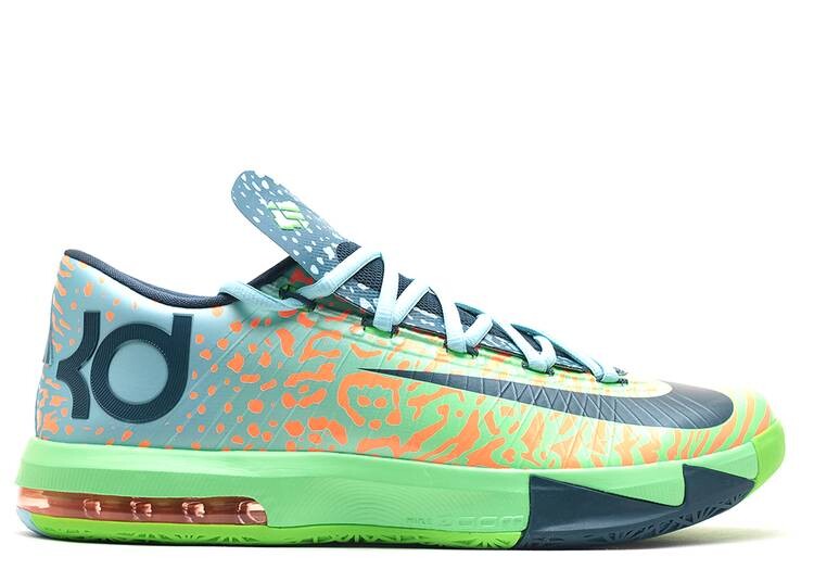 

Кроссовки Nike KD 6 'LIGER', зеленый