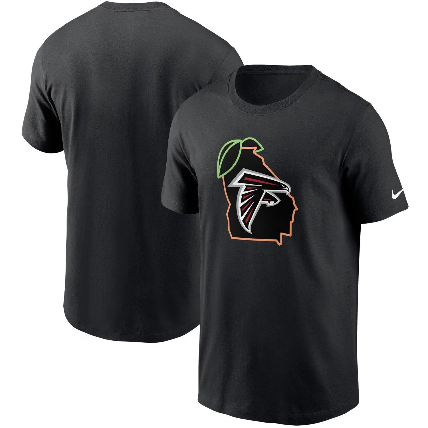 

Мужская черная футболка штата Nike Atlanta Falcons Hometown Collection, Черный