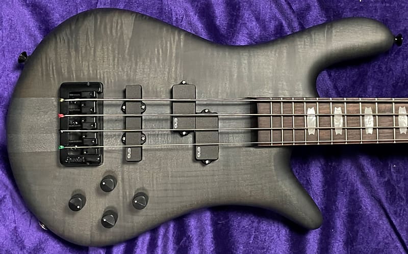 Басс гитара Spector Euro 4 LX, Black Stain Matte with Rosewood.