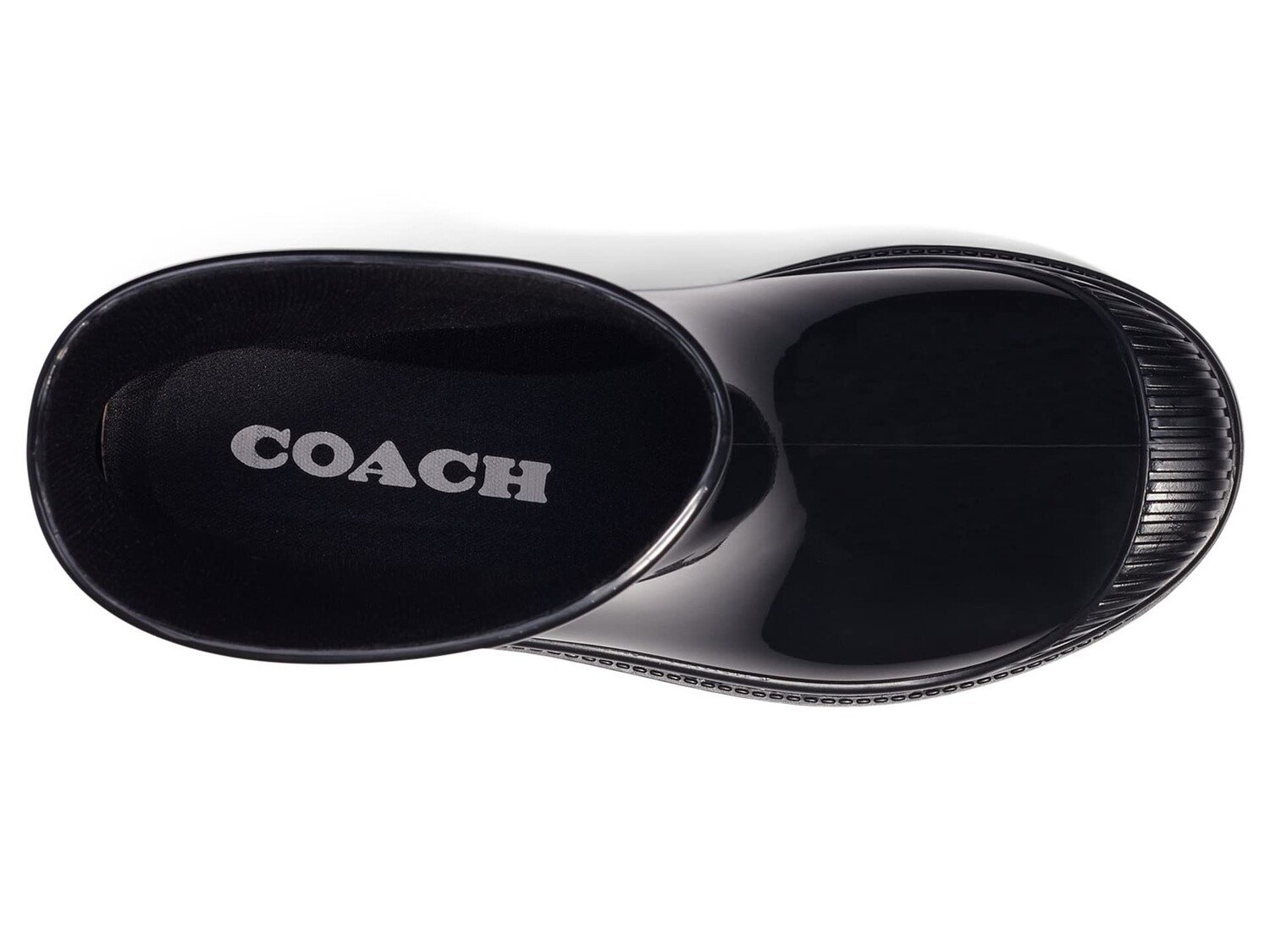 

Ботинки COACH Millie Rubber Rain Bootie, черный