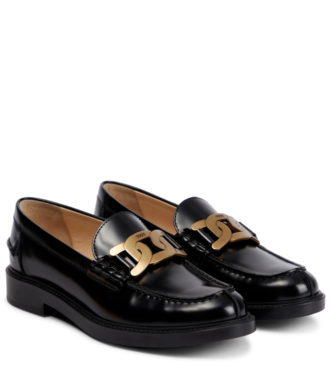

Кожаные лоферы Kate Tod's, черный