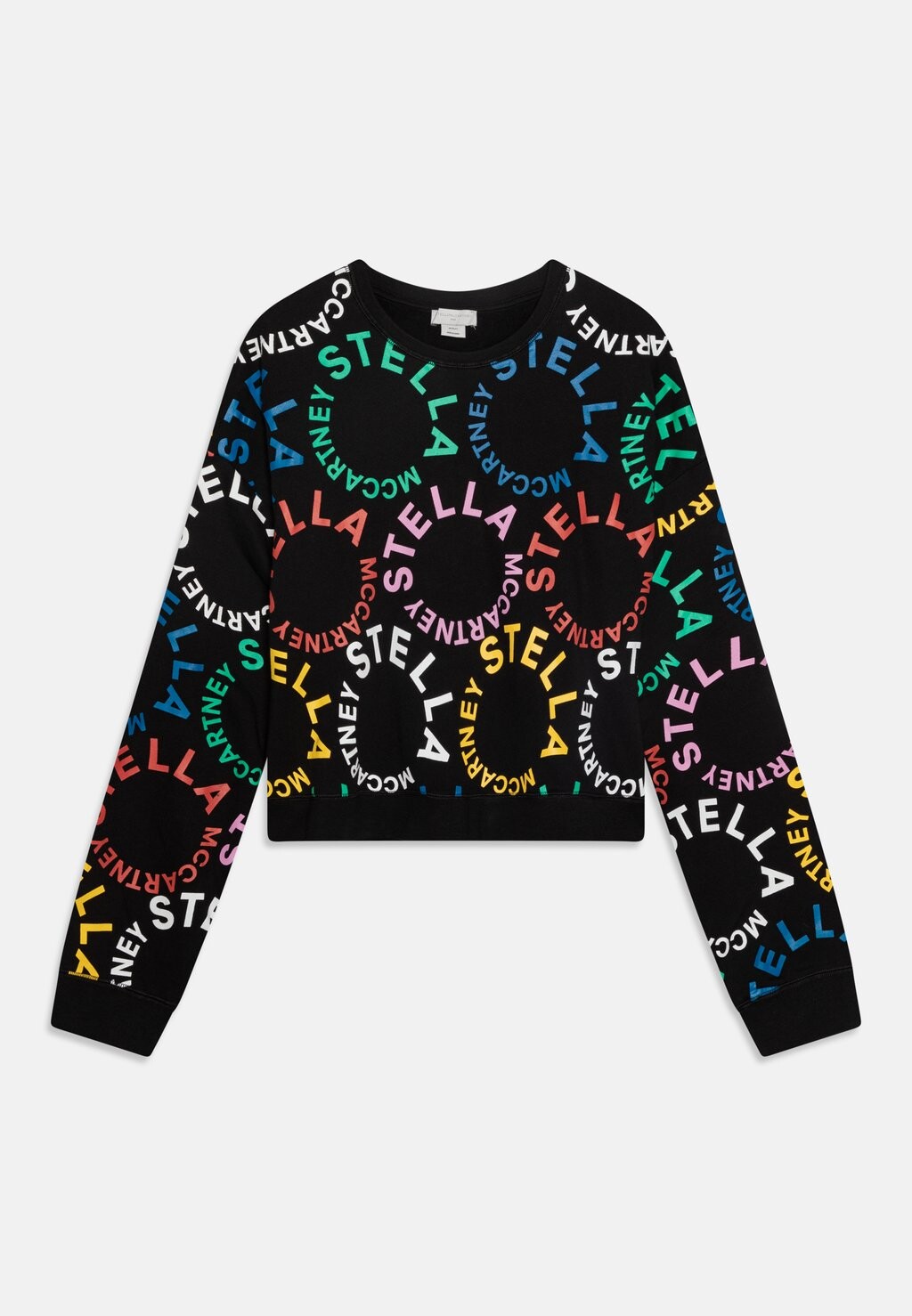 

Толстовка Printed Girl Graphic Logo Stella McCartney Kids, цвет black/colourful