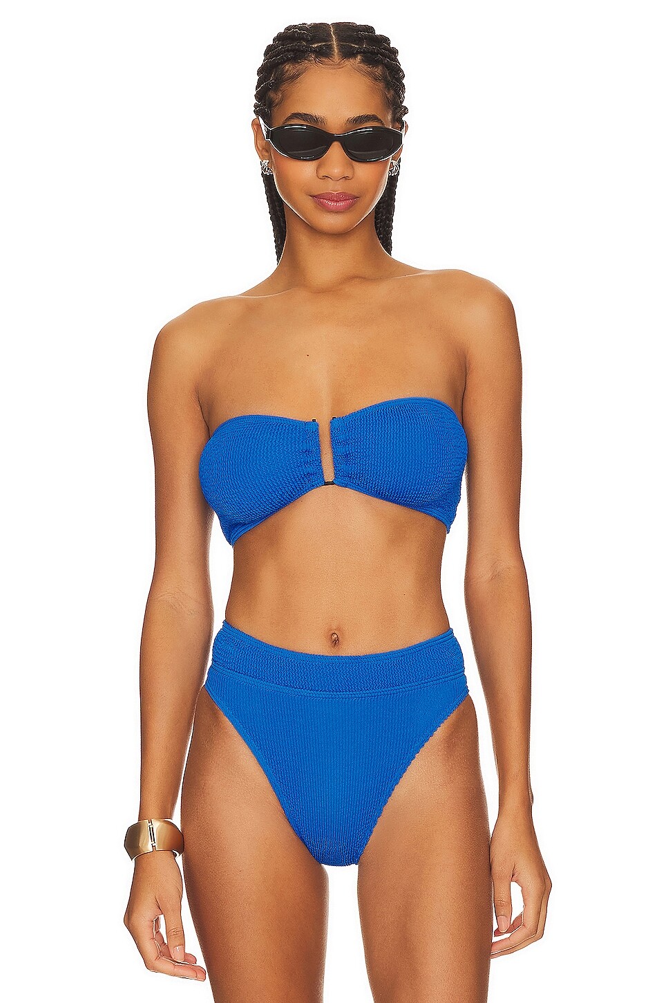 

Бюстгальтер Bond Eye Blake Bandeau Bikini Top, цвет Cobalt Recycled