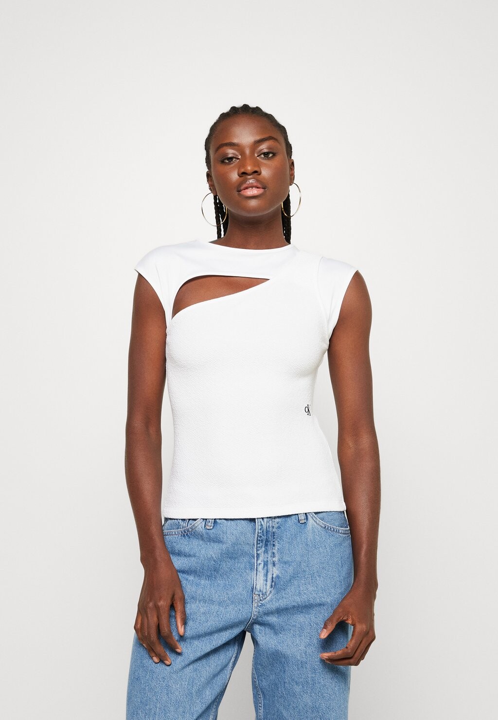 

Топ Calvin Klein Jeans, белый
