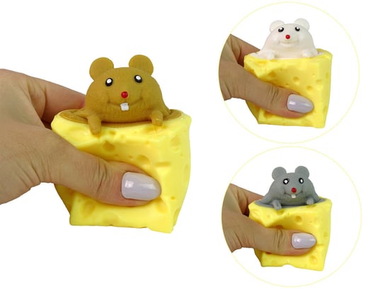 Мышь в сыре Gniotek Squishy Sensory Mouse Pop It Lean Toys