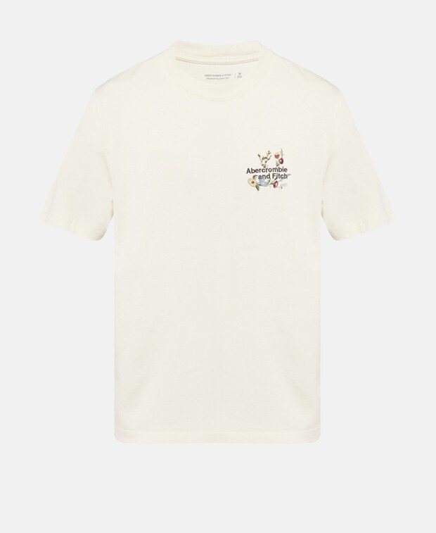 

Футболка Abercrombie & Fitch, белый