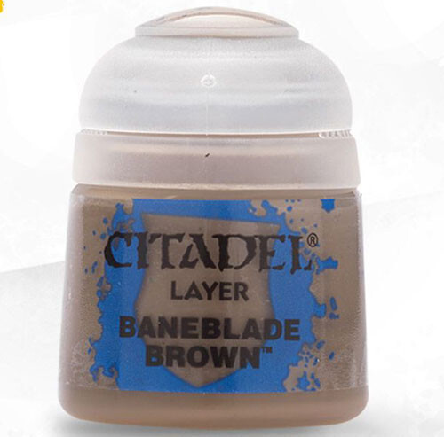

Миниатюра Games Workshop Citadel Layer Paint: Baneblade Brown (12ml)