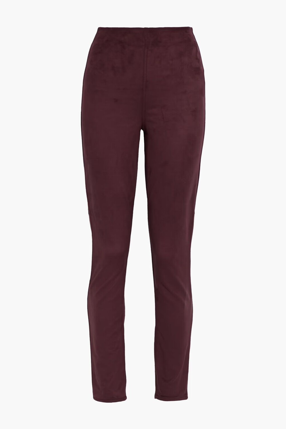 

Узкие брюки из искусственной замши с вышивкой Rag & Bone, бургундия