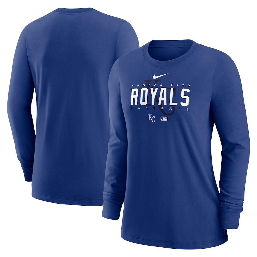 

Футболка с длинным рукавом Nike Kansas City Royals, роял