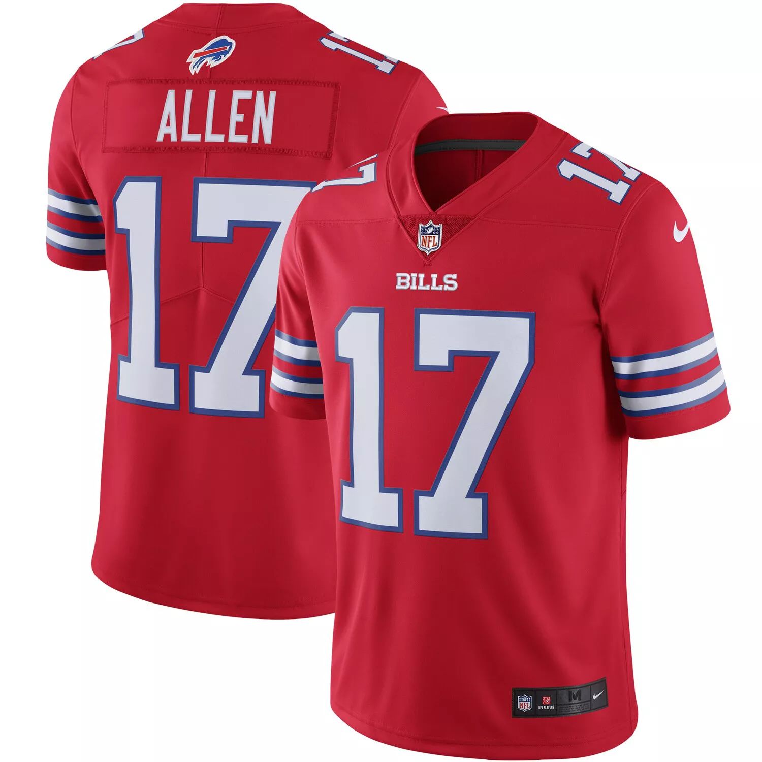 

Мужское красное джерси Josh Allen Buffalo Bills Color Rush Vapor Limited Nike, Красный