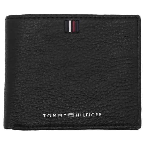 

Кожаный кошелек Tommy Hilfiger, черный