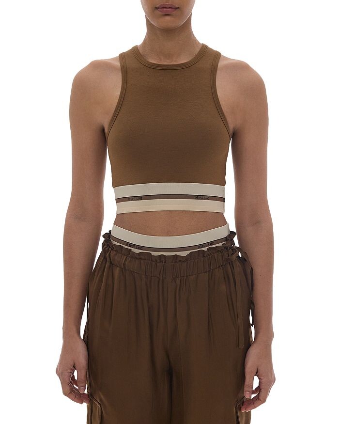 

Укороченная майка с логотипом Helmut Lang
