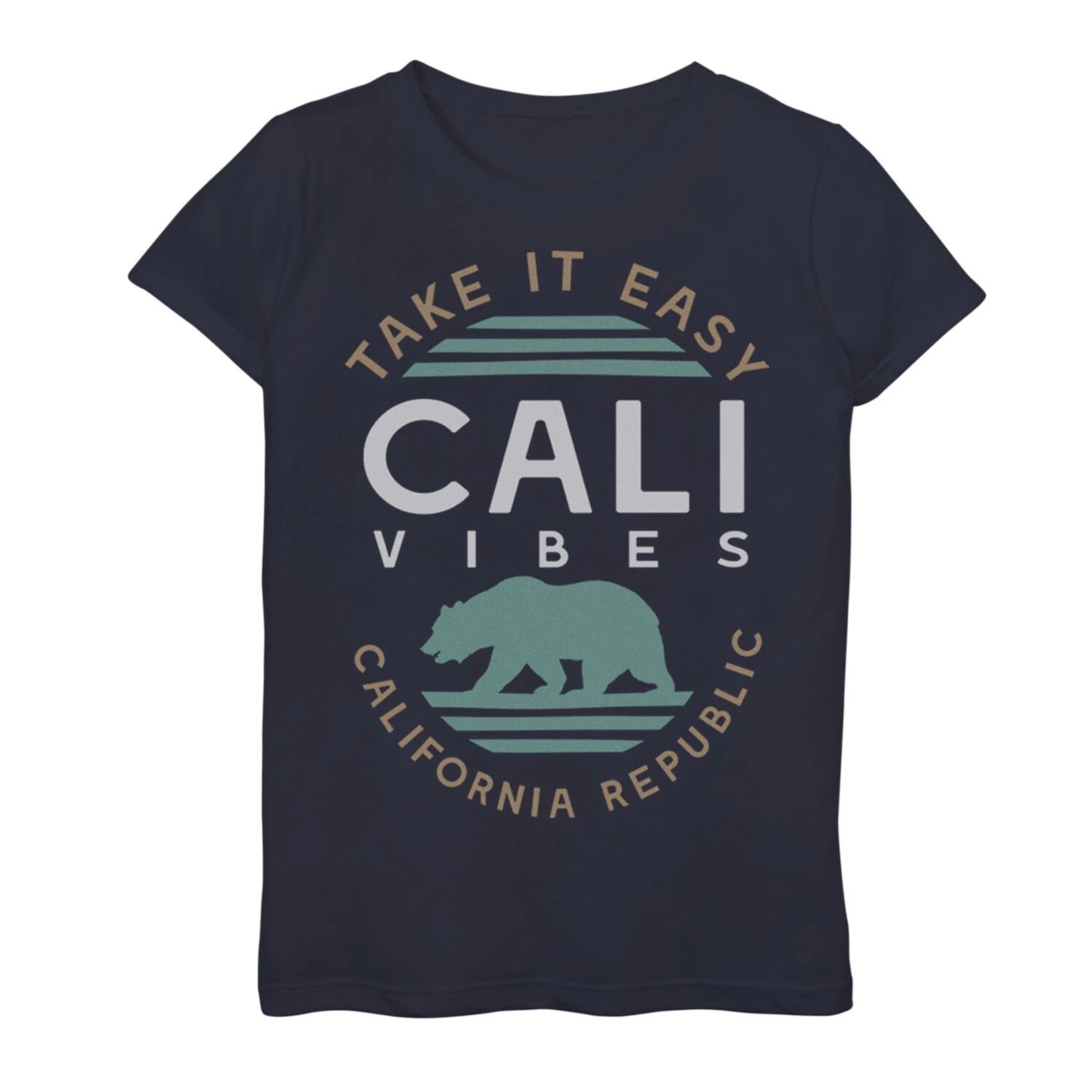 

Футболка Fifth Sun Cali Vibes с рисунком медведя для девочек 7–16 лет Licensed Character