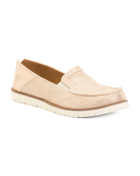 

Кожаные туфли-лодочки Western без шнуровки Ariat, цвет Rose Gold