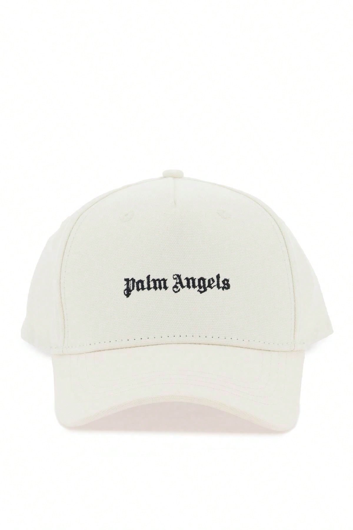Palm Angels Бейсбольная кепка с вышивкой Palm Angels, белый