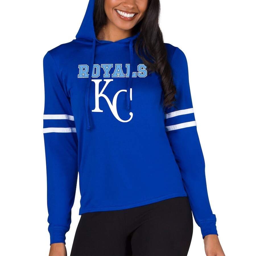 

Футболка с длинным рукавом Concepts Sport Kansas City Royals, роял