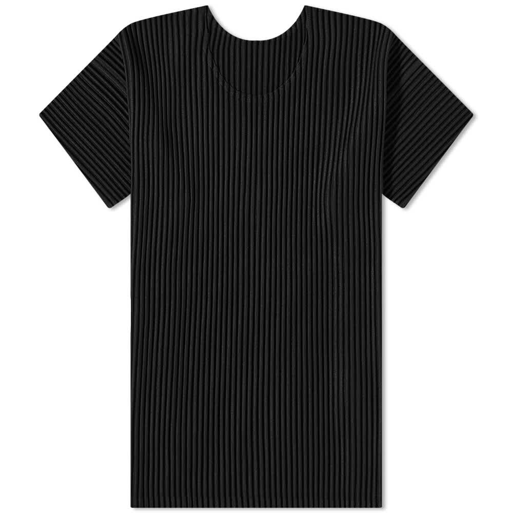 

Плиссированная футболка Homme Plissé Issey Miyake, черный