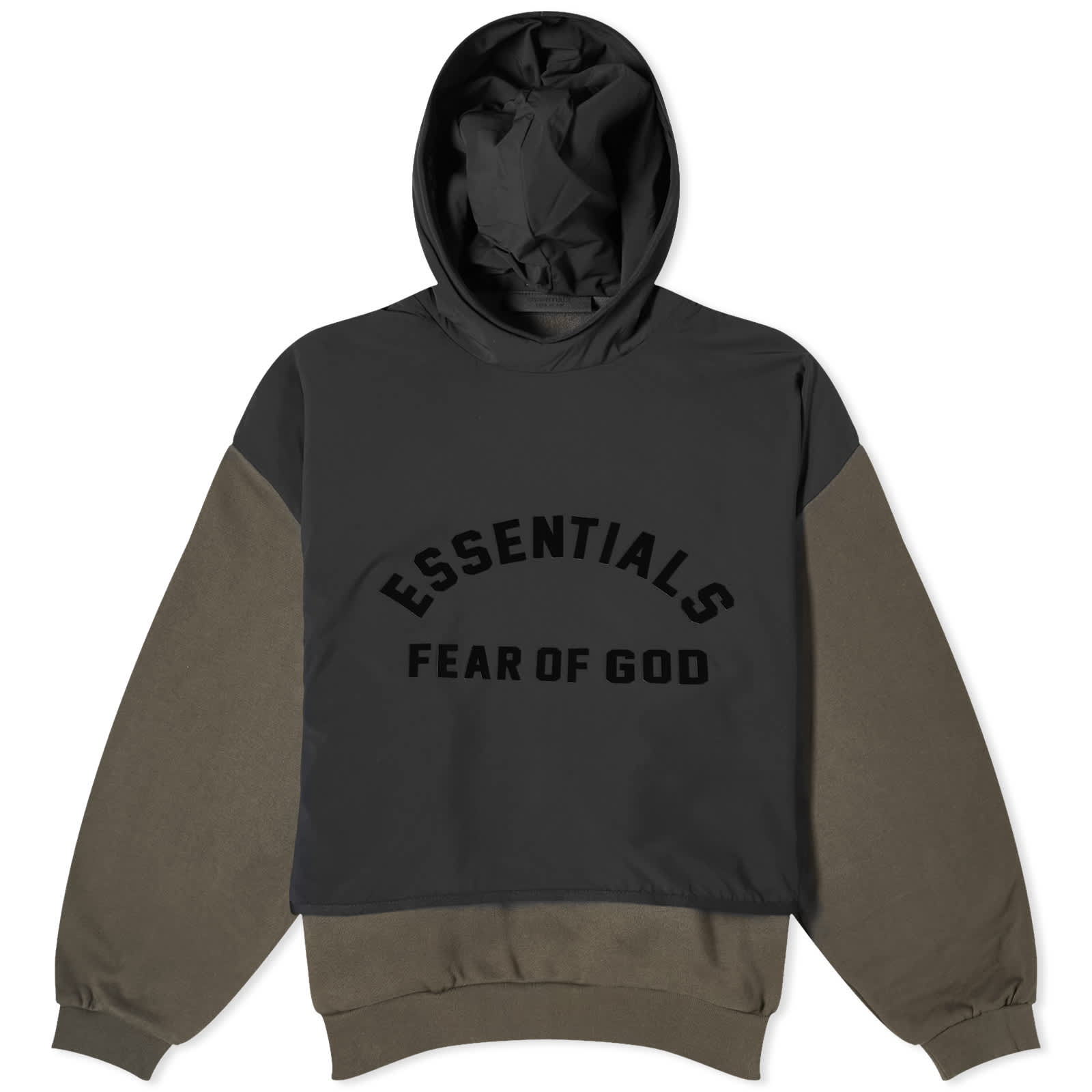 Худи Fear Of God Essentials Spring Fleece, цвет Ink & Jet Black