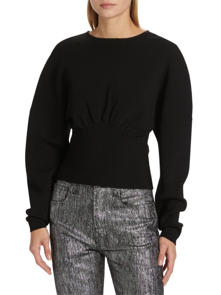 

Свитер Body Con в рубчик 7 For All Mankind, черный